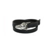 Wolf Leather Bracelet - Silver Matte – Image 6