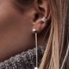 Line Ear Cuff - Silver – Image 6