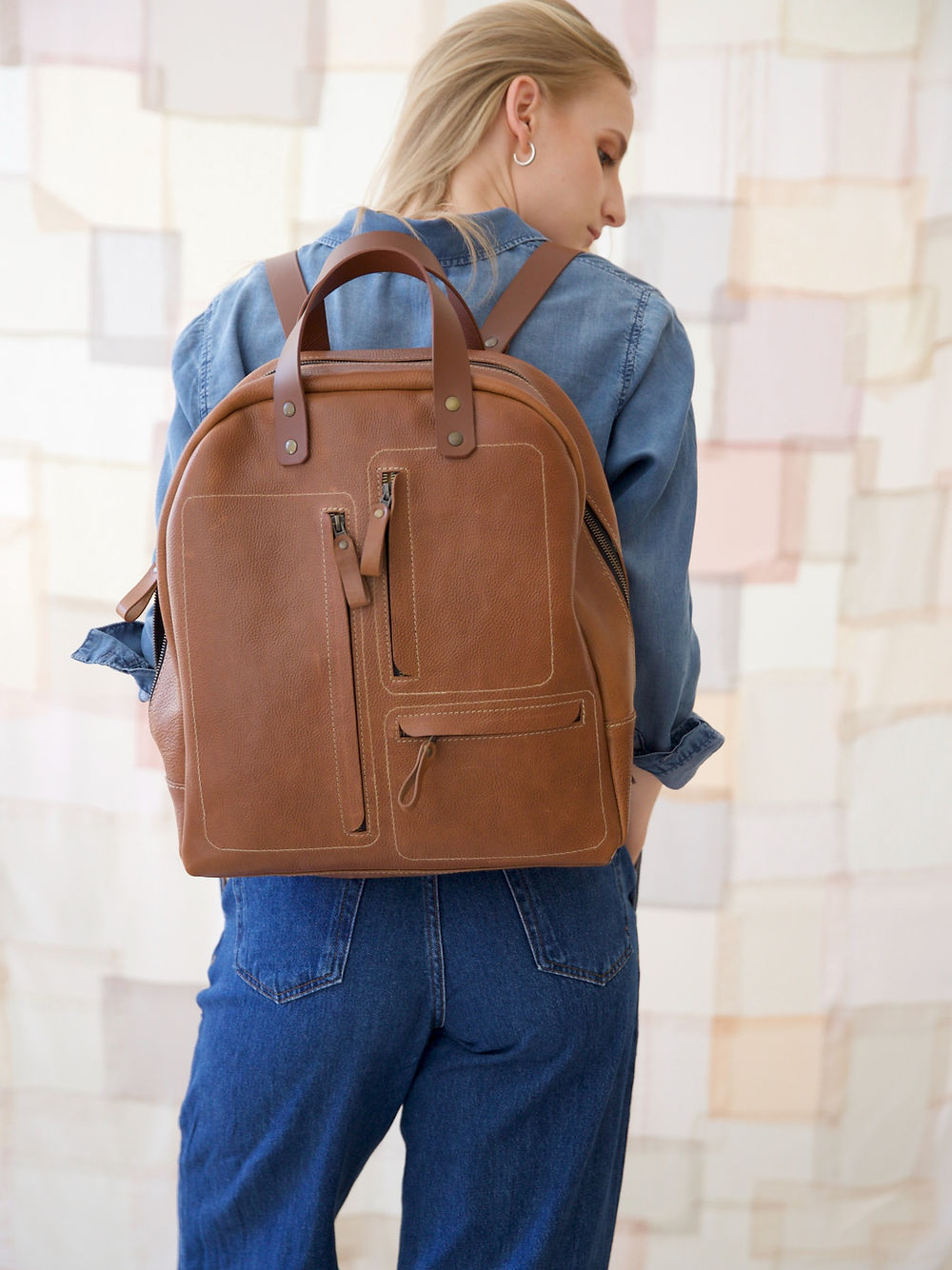 GORDON Backpack - Capuccino – Image 7