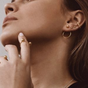 Chord Earrings - Gold