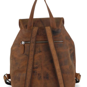 Leather Backpack NK 1910 - Brown