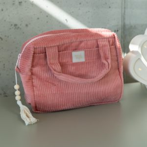 Make-Up Bag Set of 2 - Coral
