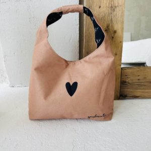 Moon Bag Heart - Cream