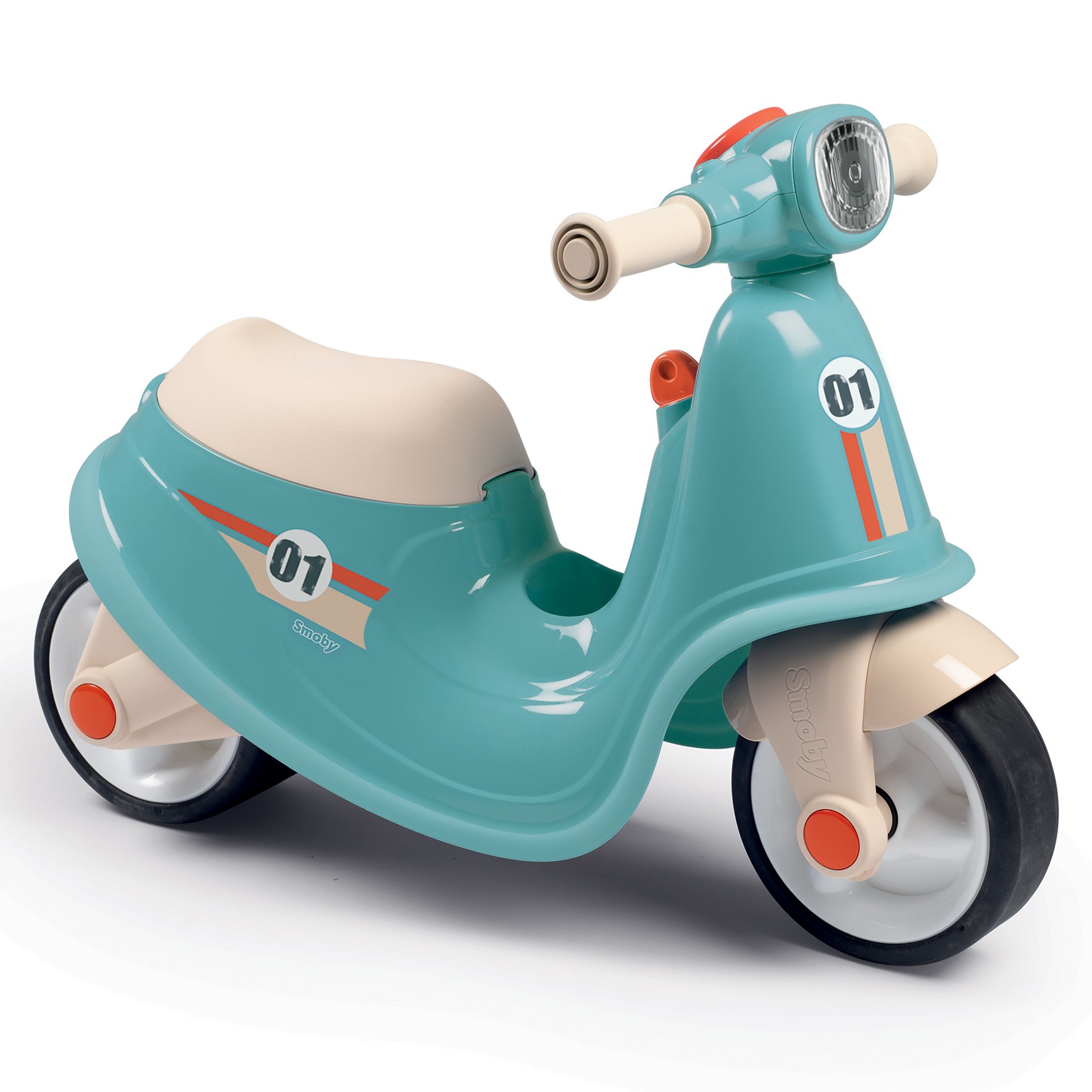 Retro Ride-on Scooter For Kids - Blue – Image 5